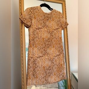 Aritzia Babaton Snake Print Dress